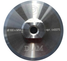 Адаптер для АГШК алюминиевый (100 мм; М14; Velcro) Diam 640075