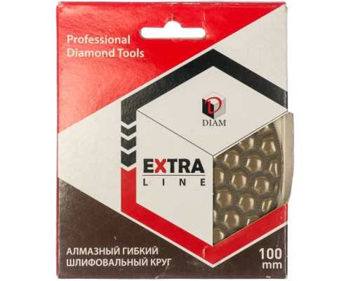 Круг алмазный гибкий шлифовальный Extra Line (100х2 мм; сухая полировка; №200) Diam 000521