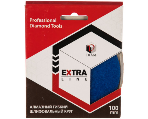Круг алмазный гибкий шлифовальный Extra Line (100х2 мм; сухая полировка; №3000) Diam 000525