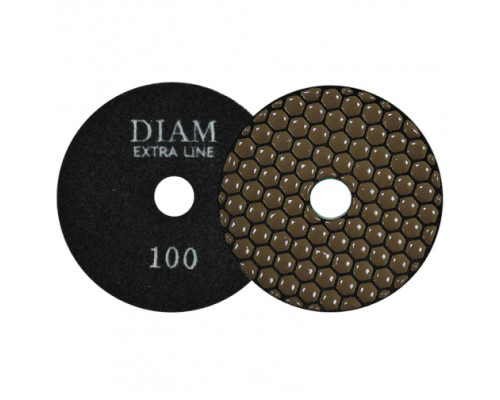 Круг алмазный гибкий шлифовальный Extra Line (100х2 мм; сухая полировка; №100) Diam 000520