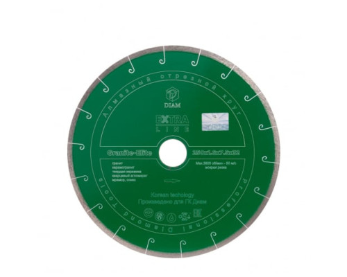 Круг алмазный отрезной по граниту 1A1R GRANITE-ELITE (250x32 мм; 1.6x7.5 мм) Diam 000165 Круг алмазный отрезной по граниту 1A1R GRANITE-ELITE (250x32 мм; 1.6x7.5 мм) Diam 000165
