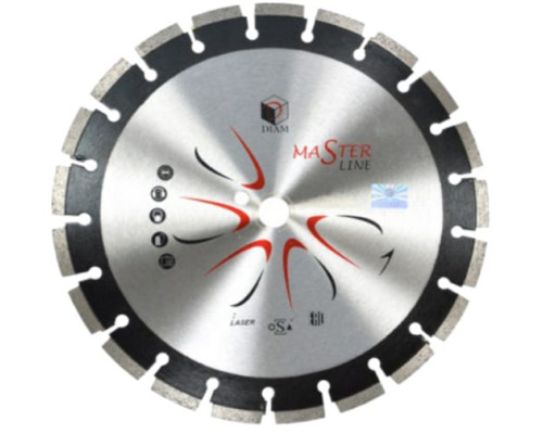 Круг алмазный сегментный 1A1RSS Master Line (350х25.4 мм) по асфальту Diam 000489
