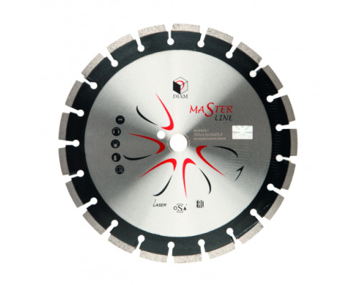 Круг алмазный сегментный 1A1RSS Master Line (350х25.4 мм) по асфальту Diam 000489