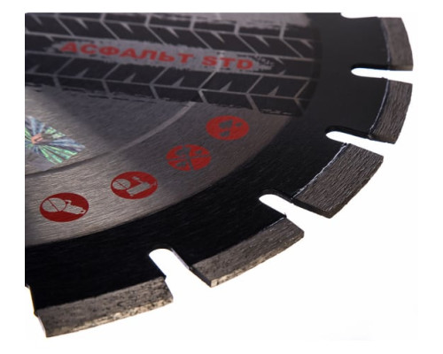 Отрезной круг по асфальту STD (350х3,2х10х25,4 мм) Diam 000589