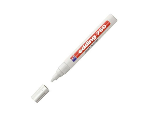 Лаковый маркер Edding пеинт E-750/49 белый 2-4 мм 57818