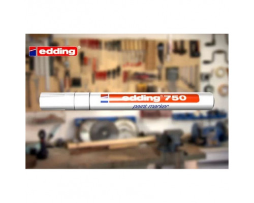 Лаковый маркер Edding пеинт E-750/49 белый 2-4 мм 57818