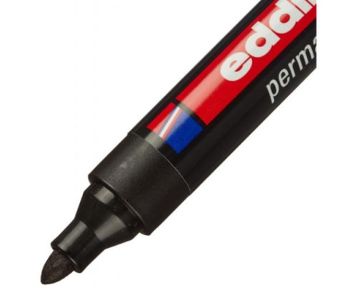Перманентный маркер Edding E-300/1 черный, 1.5-3 мм, круглый наконечник 35734
