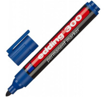 Перманентный маркер Edding E-300/3 синий, 1.5-3 мм, круглый наконечник 35735