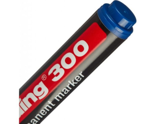 Перманентный маркер Edding E-300/3 синий, 1.5-3 мм, круглый наконечник 35735