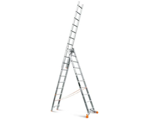 Трехсекционная лестница Эйфель ТЛ 3х10 Ювелир
