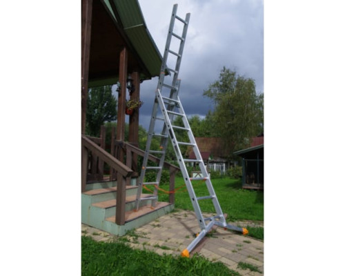 Трехсекционная лестница Эйфель ТЛ 3х10 Ювелир