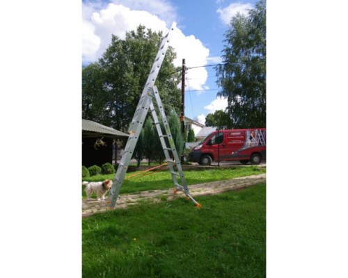 Трехсекционная лестница Эйфель ТЛ 3х10 Ювелир