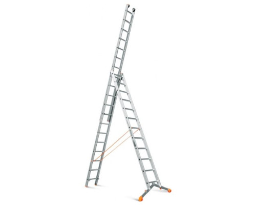 Трехсекционная лестница Эйфель ТЛ 3х12 Ювелир Плюс