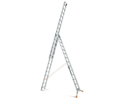 Трехсекционная лестница Эйфель ТЛ 3х14 Ювелир Плюс