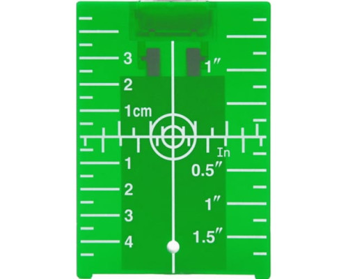 Мишень зеленая для всех нивелиров с зеленым лучом Elitech 2210.001900