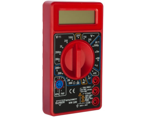 Мультиметр Elitech ММ 100