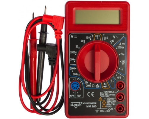 Мультиметр Elitech ММ 100