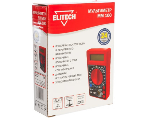 Мультиметр Elitech ММ 100
