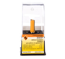 Фреза пазовая прямая (10х19 мм; хвостовик 8 мм) по дереву Энкор 9210