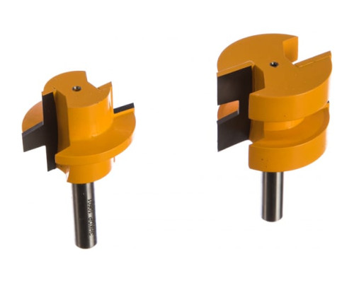 Набор фрез по дереву (2 шт; 38.1х28.6 мм; хвостовик 8 мм) для пазо-шипового соединения Энкор 10600