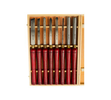 Набор резцов токарных 8 шт. по дереву Энкор 10430