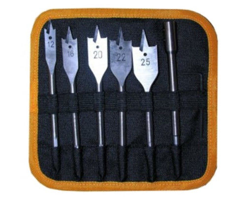 Набор сверл перовых (5 шт; 12-25х152 мм) по дереву Энкор 19122