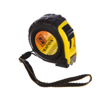 Рулетка с фиксатором Каучук 5м Энкор 14207