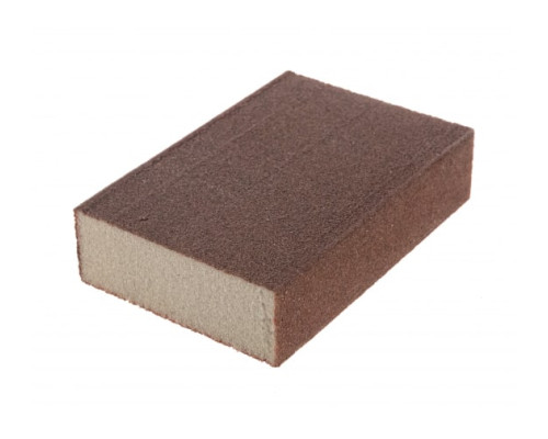 Губка абразивная 4-сторонняя (100х70х25 мм; К240/320) Энкор 20557
