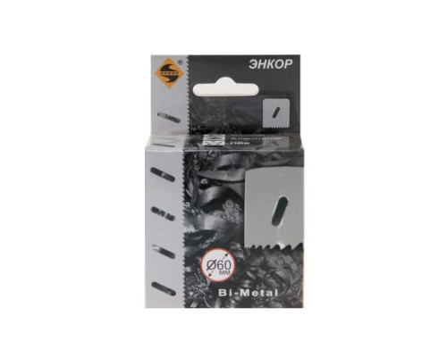 Коронка по металлу (60 мм; Bi-Metal М3) Энкор 24160