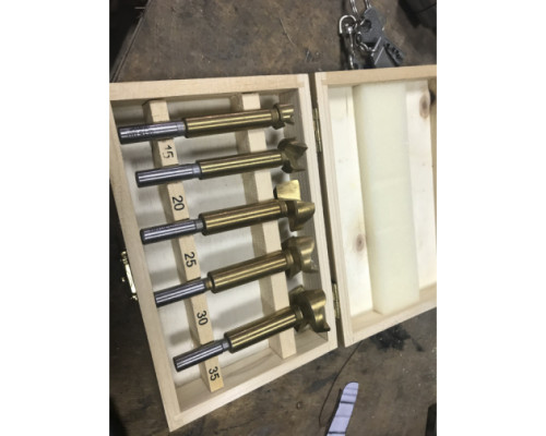 Набор сверл Форстнера (5 шт; 15-35 мм; HSS) по дереву Энкор 19161