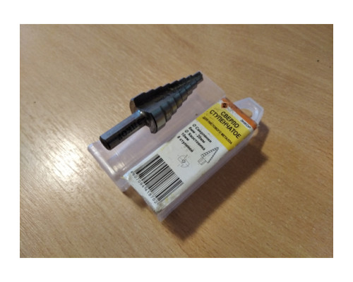 Сверло ступенчатое (6-20 мм; 8 ступеней; шаг 2 мм; ход 4.5 мм) по металлу Энкор 21620