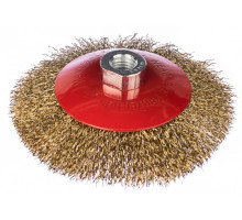 Корщетка-колесо с наклоном (125 мм; М14) для УШМ  FIT IT 39052