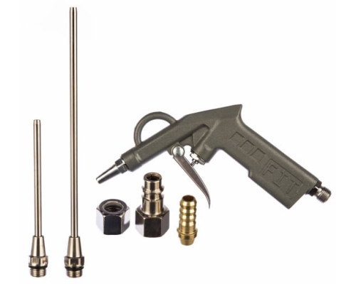 Обдувочный пистолет с набором насадок FIT IT 81067