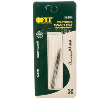 Шарошка карбидная коническая с заостренным наконечником для прямошлифовальных машин FIT HQ 36586