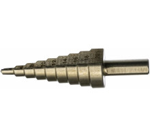 Сверло ступенчатое (4-20 мм; 9 ступеней; HSS) по металлу FIT IT 36395