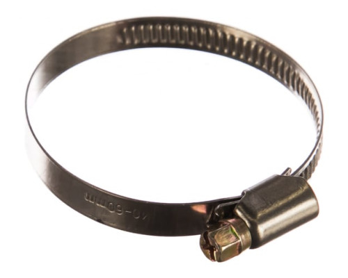 Обжимной хомут FIT IT нержавеющая сталь, 40-60 мм 64285 Обжимной хомут FIT IT нержавеющая сталь, 40-60 мм 64285