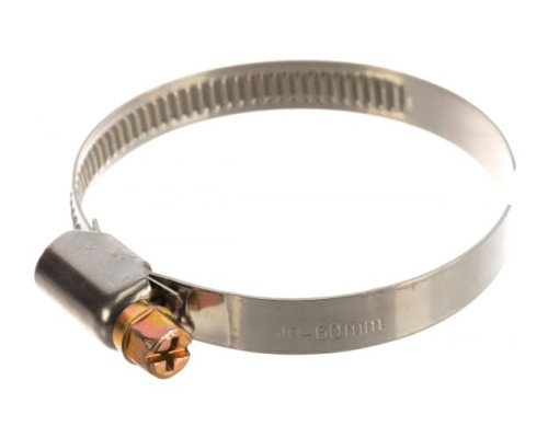 Обжимной хомут FIT IT нержавеющая сталь, 40-60 мм 64285 Обжимной хомут FIT IT нержавеющая сталь, 40-60 мм 64285