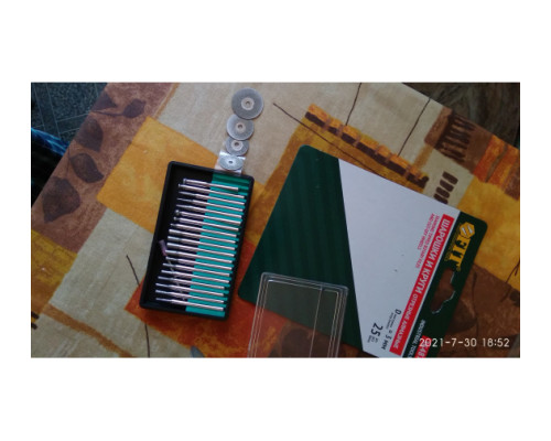 Шарошки и круги отрезные с алмазным напылением 25 шт. FIT 36487