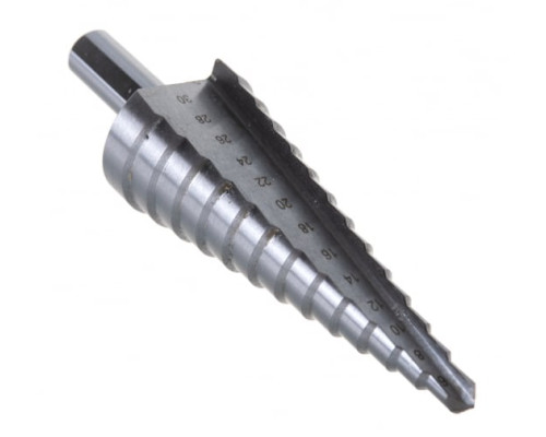 Сверло ступенчатое (6-30 мм; 13 ступеней; HSS) по металлу FIT IT 36398