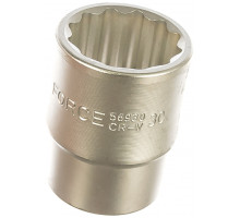 Головка торцевая 12-ти гранная (30 мм; 38 мм; 3/4) FORCE 56930