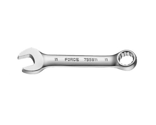 Комбинированный короткий ключ FORCE 11мм 755S11 Комбинированный короткий ключ FORCE 11мм 755S11