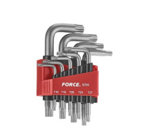 Набор Г-образных ключей FORCE Т10-Т50 9 предметов 5098