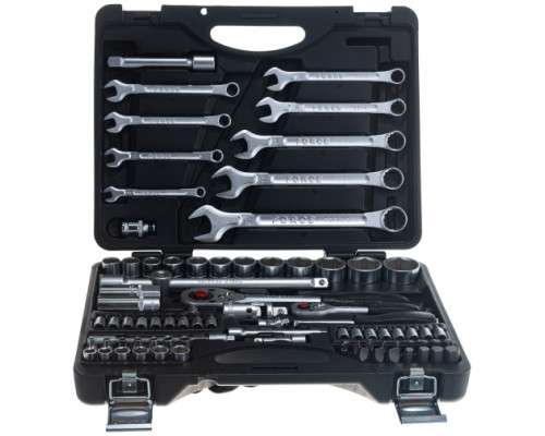 Набор инструментов FORCE 82 предмета 6 гранные 1/4, 1/2 4821R-5