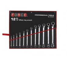 Набор накидных ключей 12 предметов с 6х7 по 30х32 FORCE 51213P