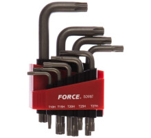 Набор торкс Г-образн.c отверст Т10Н-Т50Н, 9 предм. FORCE 5098T