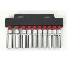 Набор универсальных длинных головок 1/2", 77 мм, Spline 10 пр. FORCE 41014Q