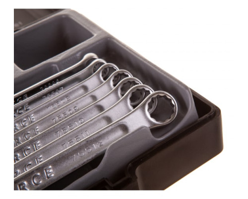 Набор комбинированных ключей FORCE 16 предметов 6-24 мм в кейсе 5161