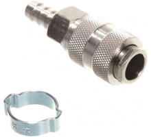 Соединение разъемное (рапид мама - елочка 10 мм с обжимным кольцом 10х15 мм) FUBAG 180122 B