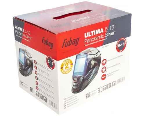 Маска сварщика FUBAG Хамелеон ULTIMA 5-13 Panoramic Silver 992520 Маска сварщика FUBAG Хамелеон ULTIMA 5-13 Panoramic Silver 992520