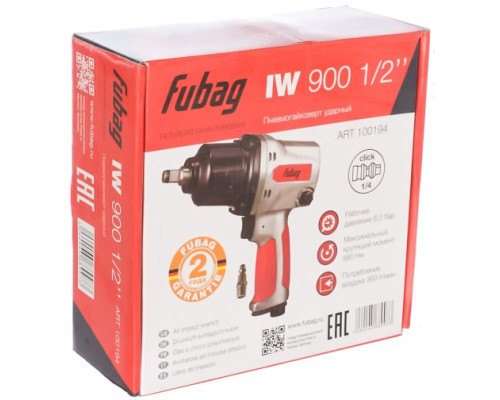 Ударный пневмогайковерт FUBAG IW900 100194